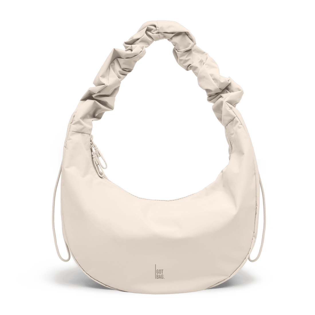 Got Bag Moon-Bag Ruffle Rucksack und HipBag aus recyceltem Material, stilvoll und umweltfreundlich, mit Rüschen-Design.