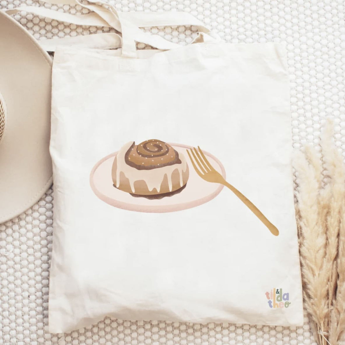 Jutebeutel mit Motiv, tilda & theo