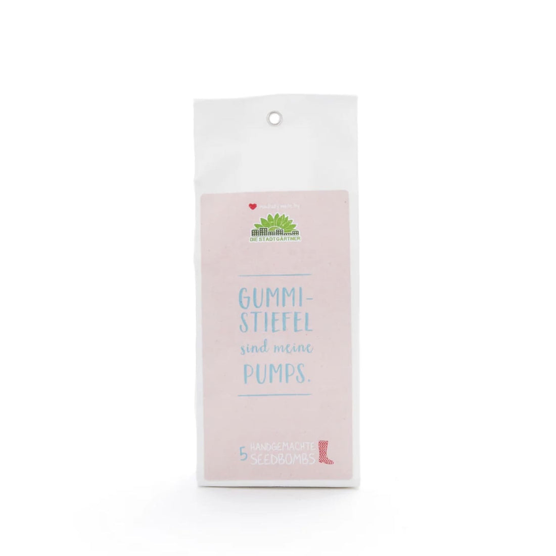 Seed Bombs mit Spruch - 5er Papiertüte, die Stadtgärtner