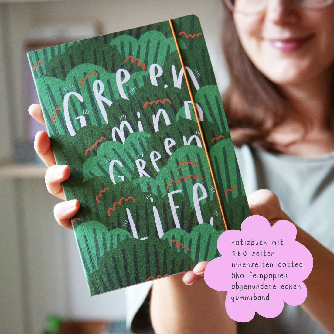 Notizheft A5 „Green Mind“, franzizo