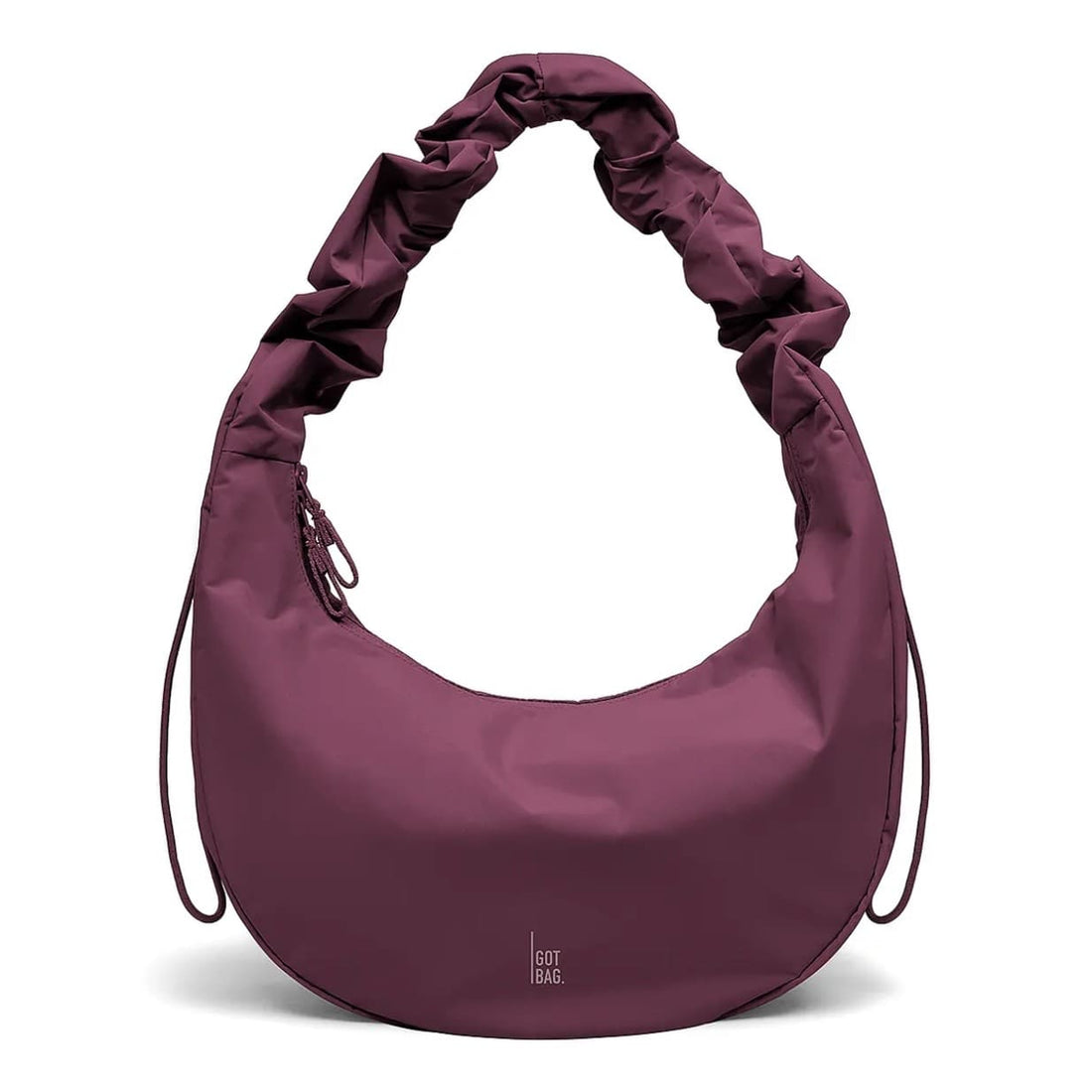 Got Bag Moon-Bag Ruffle, stylischer Rucksack mit Rüschen, nachhaltiger HipBag aus recyceltem Material, modisches Accessoire.