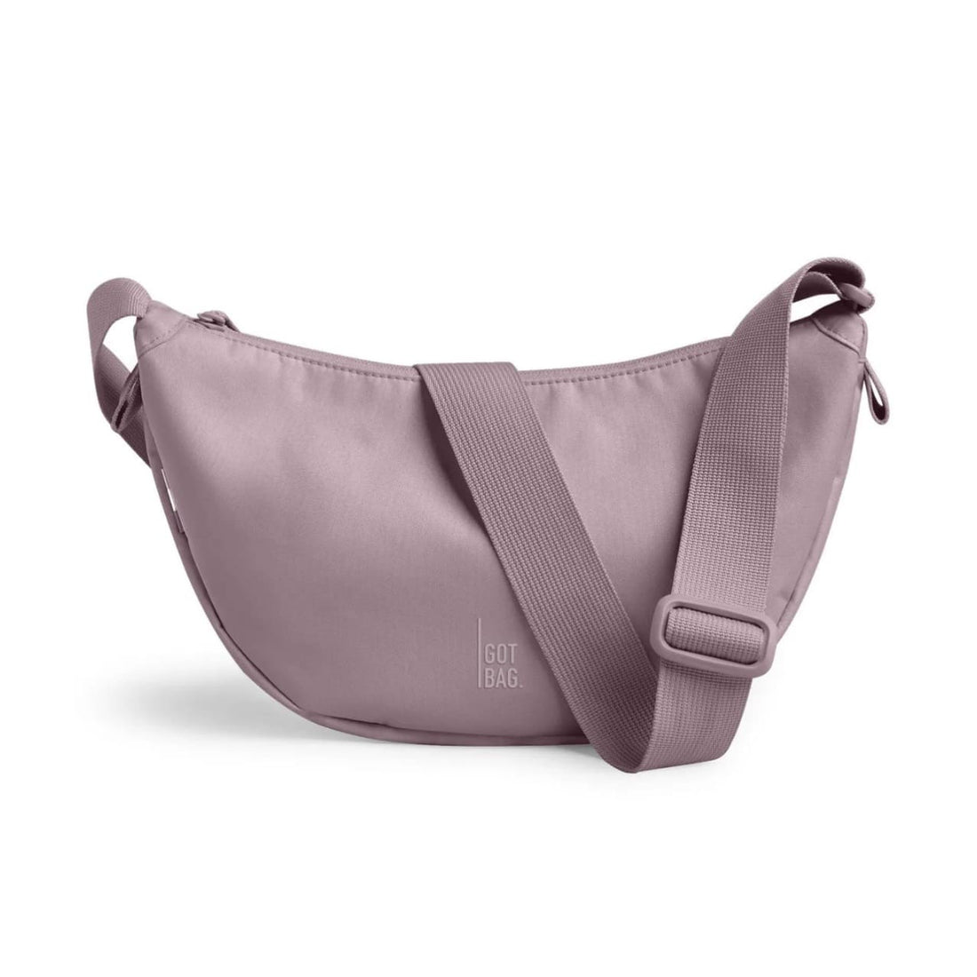 Kleine Moon-Bag von Got Bag, nachhaltiger Rucksack und HipBag aus recyceltem Material, mit verstellbarem Schultergurt.