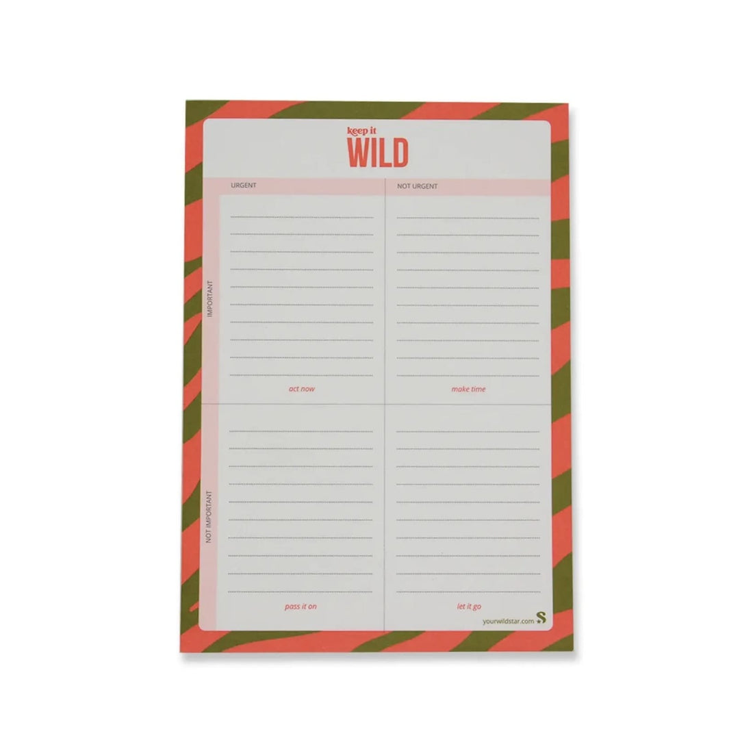 Wildstar Papier-Planer, wichtiges Schreibwaren-Accessoire mit klaren Seiten und robustem Einband, für Organisation und Planung.
