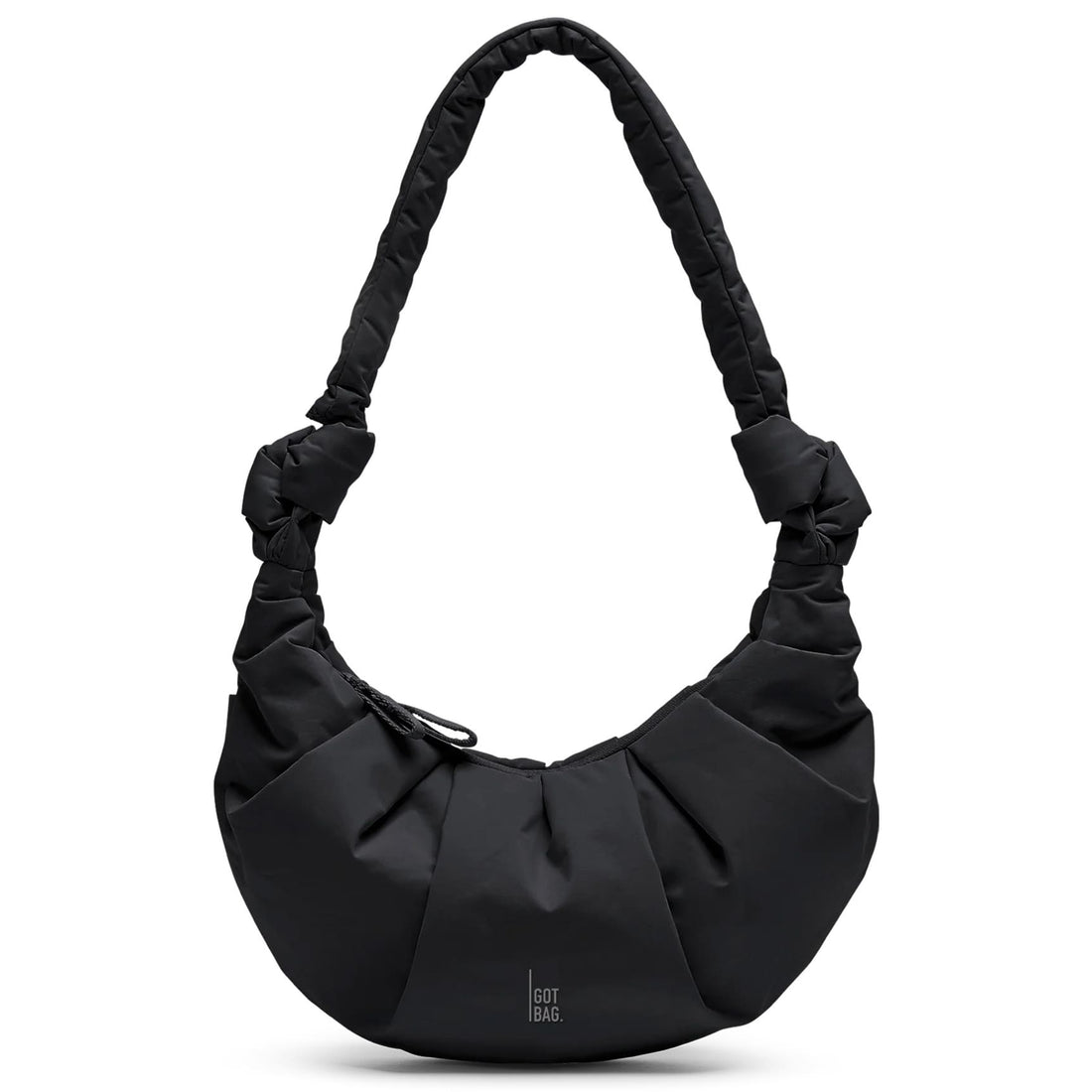 Kleine Pleat-Moon-Bag von Got Bag, umweltfreundlicher Rucksack mit Falten-Design aus recyceltem Material.