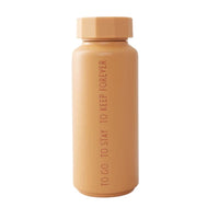 Thermo Trinkflasche von designletters, langlebig für drinnen und draußen, aus Edelstahl mit stilvollem Design, ideal für unterwegs