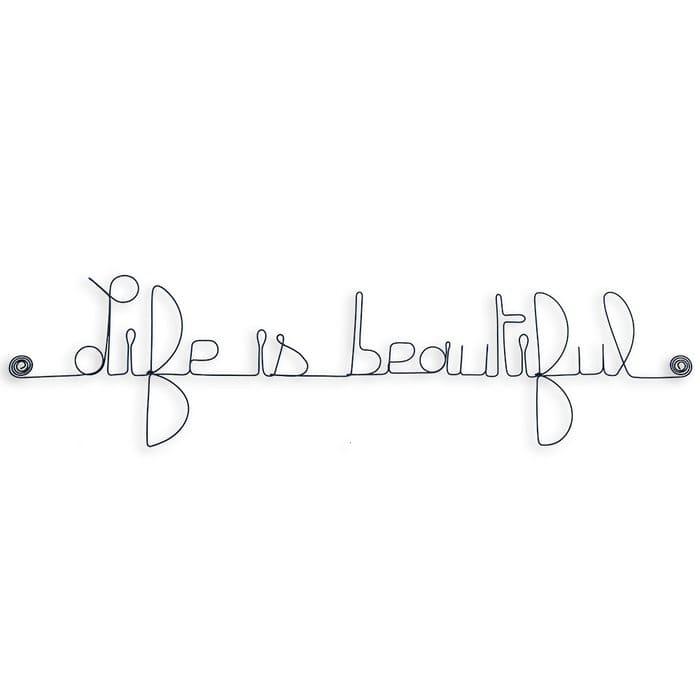Wandschmuck aus Draht von Bijoux de Mur, dekoratives Kunstwerk für drinnen und draußen, filigranes Drahtdesign, Wanddekoration