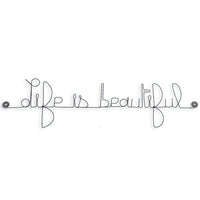 Wandschmuck aus Draht von Bijoux de Mur, dekoratives Kunstwerk für drinnen und draußen, filigranes Drahtdesign, Wanddekoration