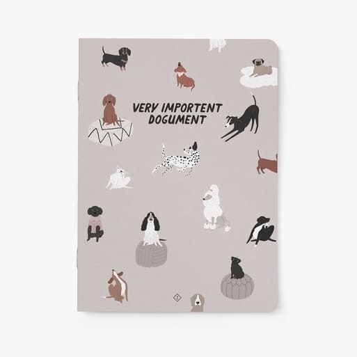 A5 Notizheft von typealive, offene Seite mit linierten Papier, elegantes Design für Notizen und Schreibarbeiten