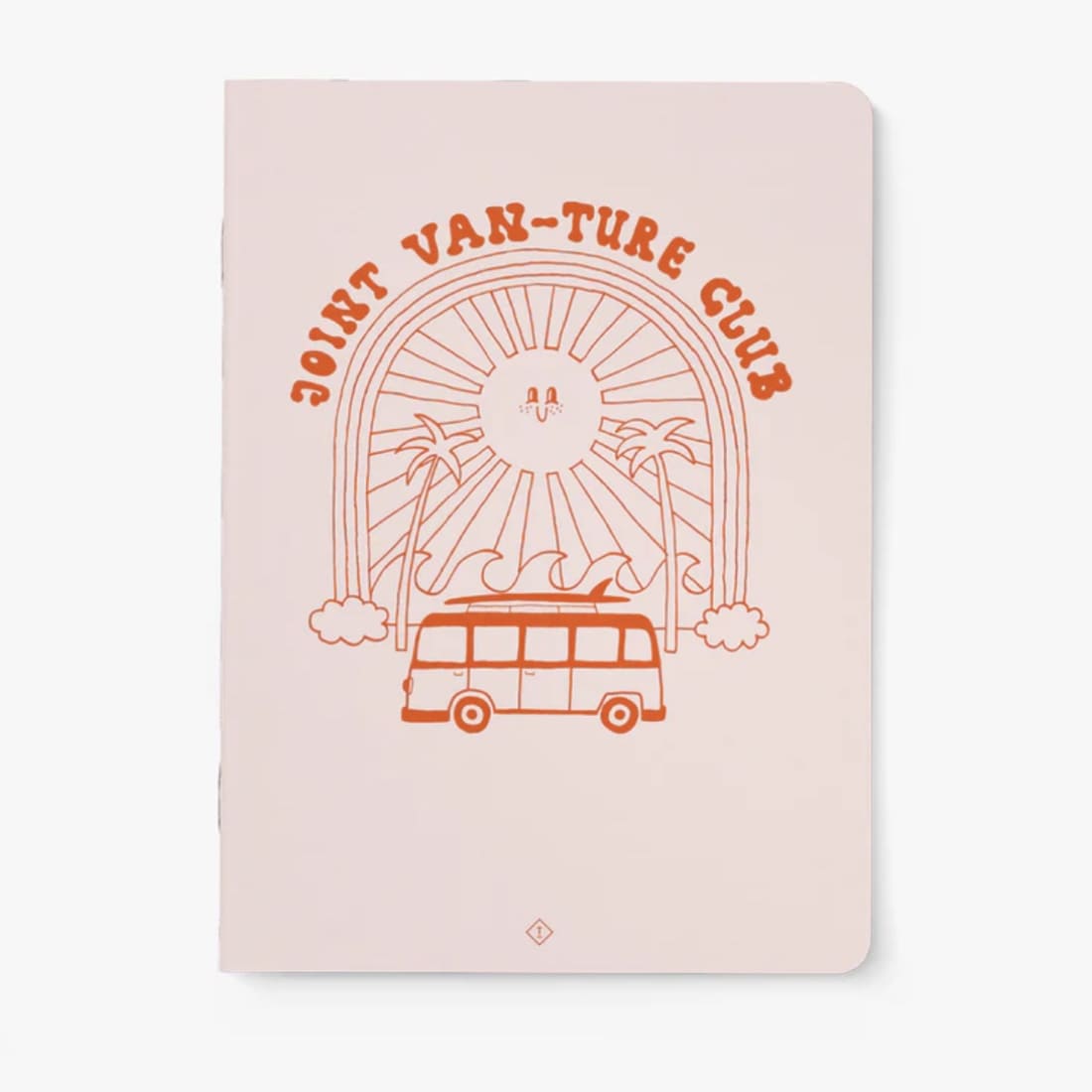 A5 Notizheft von typealive, handliches Schreibheft mit kariertem Papier für Notizen und Skizzen in ansprechendem Design