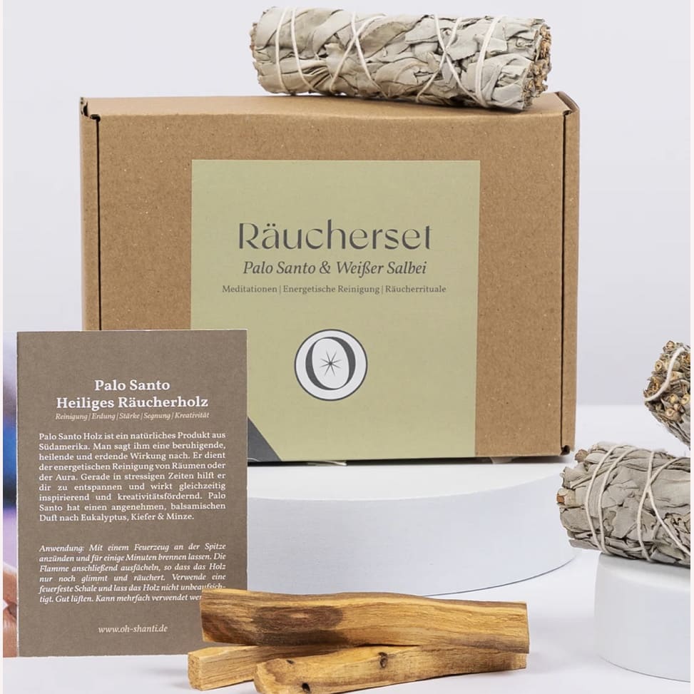 Räucherset „Palo Santo & Weißer Salbei“ | oh shanti
