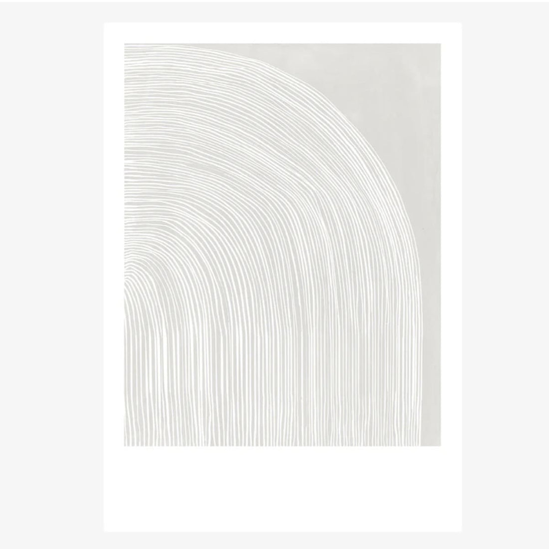 A4 Druckposter von typealive, kreative Papeterie mit modernen Design, auf weißem Hintergrund liegend