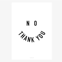 A5 Druckposter von typealive, dekoratives Papierposter mit kreativem Design, auf weißem Hintergrund liegend.
