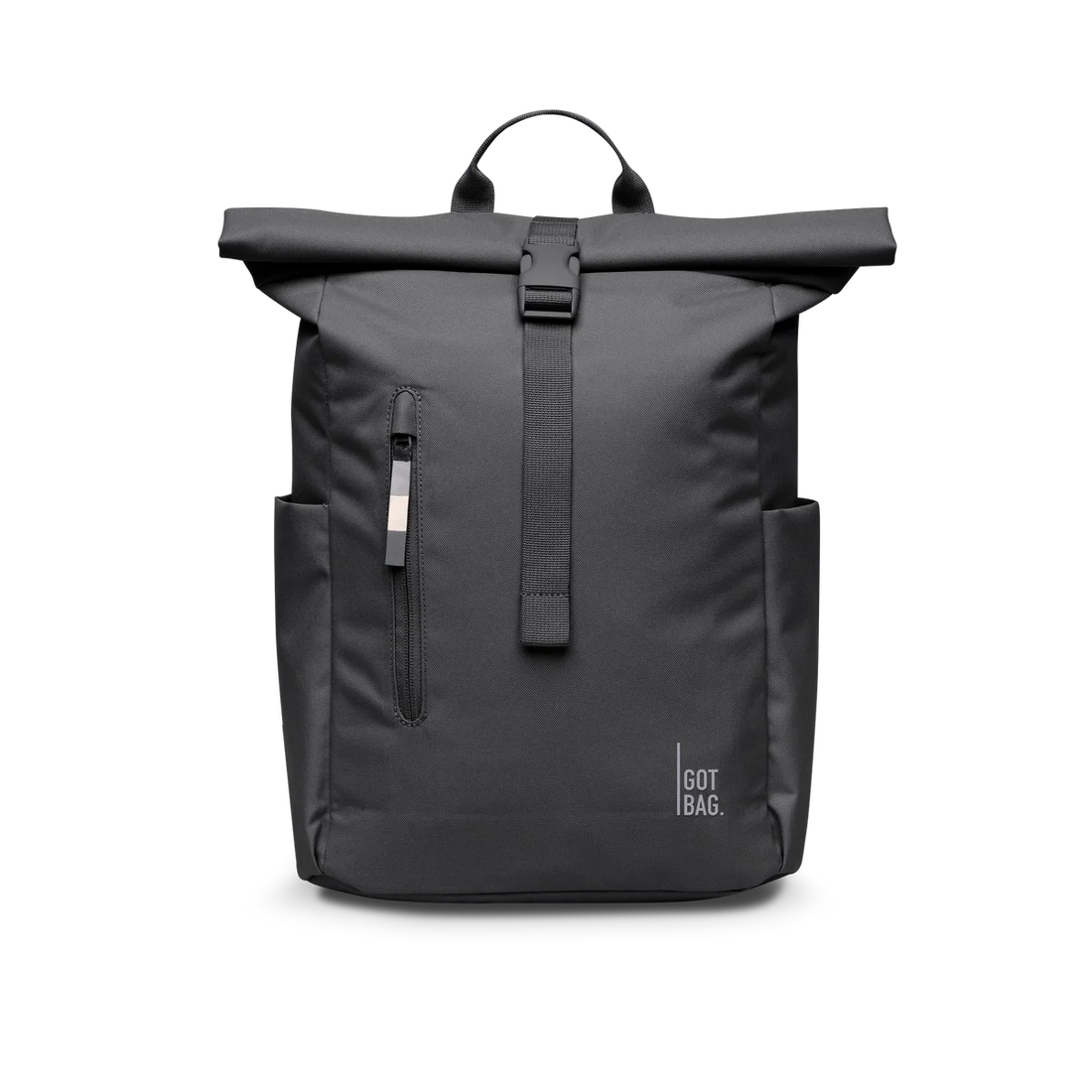 Kleiner Roll-Top Rucksack Easy Small von Got Bag, aus recyceltem Material, mit verstellbaren Schultergurten und modernem Design