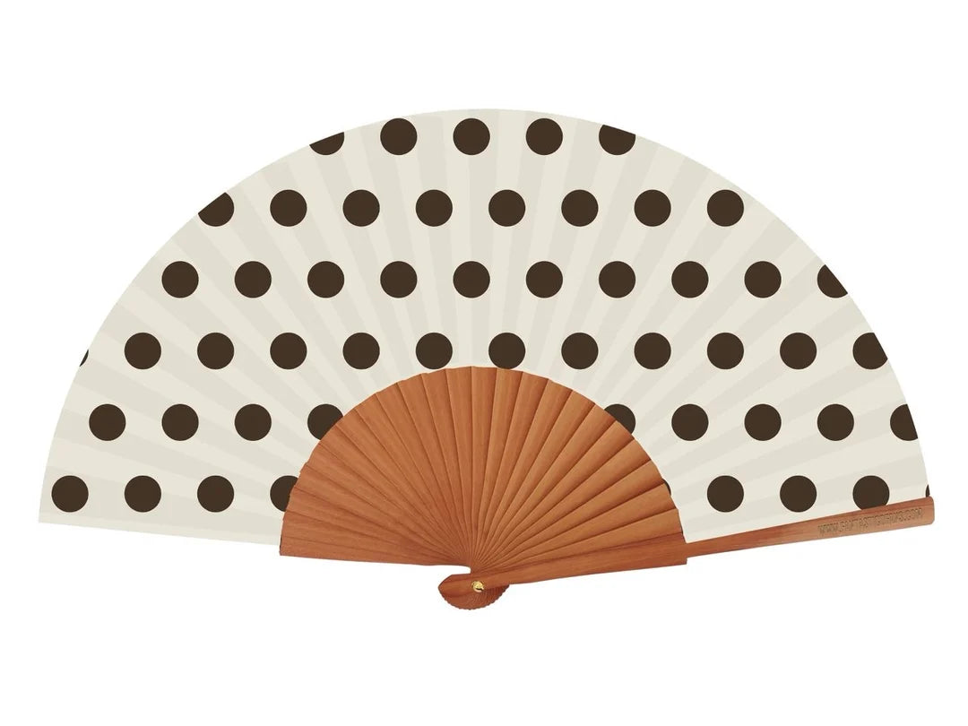 Fächer mit Aufschrift von Fantastico, handgefertigtes Accessoire, bunte Farben und dekoratives Design, perfekt für Sommer und Festivals.