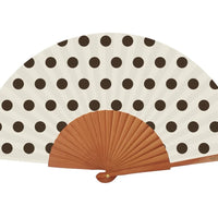 Fächer mit Aufschrift von Fantastico, handgefertigtes Accessoire, bunte Farben und dekoratives Design, perfekt für Sommer und Festivals.