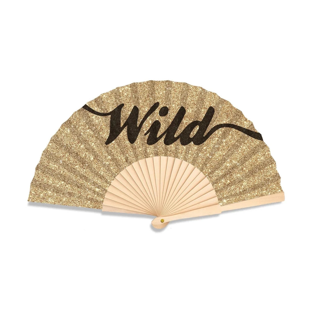 Fächer mit Aufschrift von Fantastico, bunter Accessoire-Fächer, handlich und stilvoll für den Sommer.