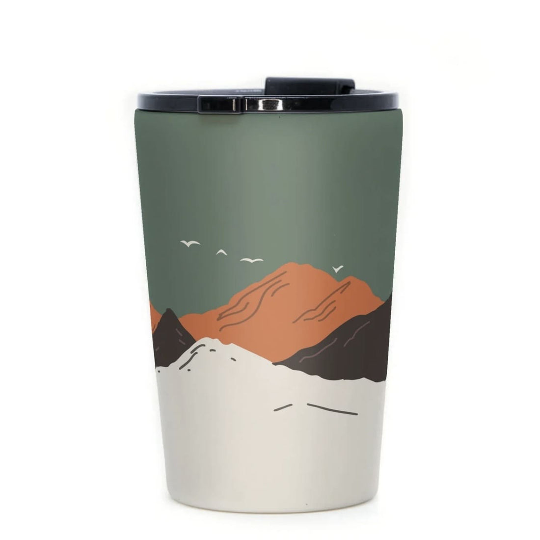 Kaffeebecher to go Thermobecher von Roadtyping, ideal für drinnen und draußen, mit stabilem Deckel und stilvollem Design