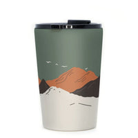Kaffeebecher to go Thermobecher von Roadtyping, ideal für drinnen und draußen, mit stabilem Deckel und stilvollem Design
