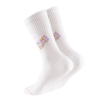 Bunte Ooley Socken mit Icon-Muster, bequemes Accessoire für stilvolle Outfits, in verschiedenen Farben und Designs.