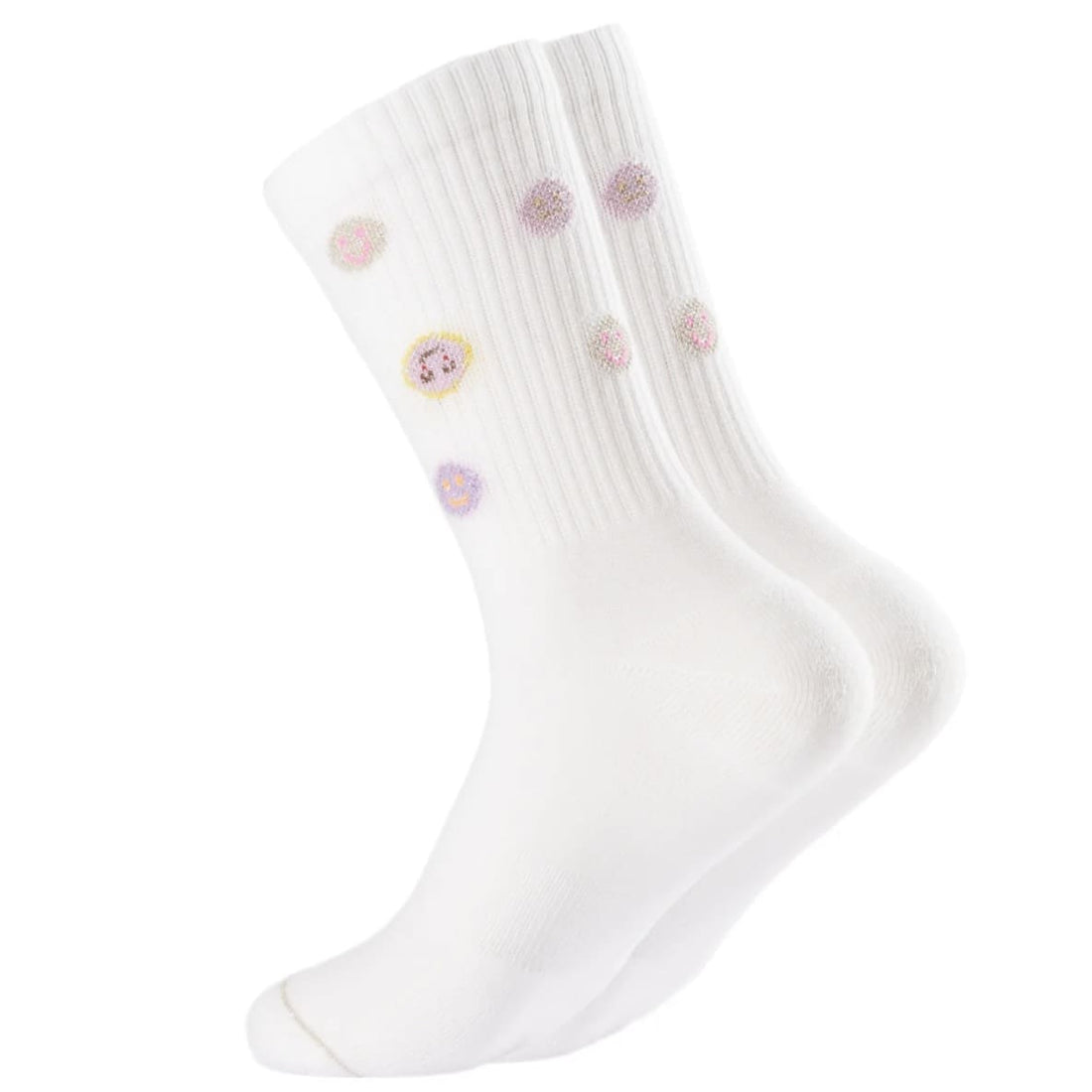 Bunte Socken mit icon-Design von Ooley, modisches Accessoire für bequemen Style und Komfort.
