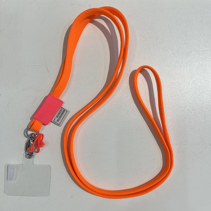 Handykette lang, neon orange/neon pink, Manufaktur & Kontor