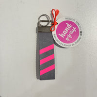 Schlüsselanhänger gestreift kurz, Manufaktur & Kontor