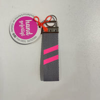 Schlüsselanhänger gestreift kurz, Manufaktur & Kontor