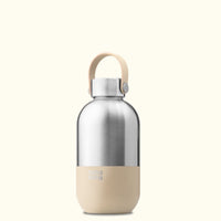 Isolierte Edelstahl-Trinkflasche 500 ml von Noma mit robustem Design und auslaufsicherem Verschluss.