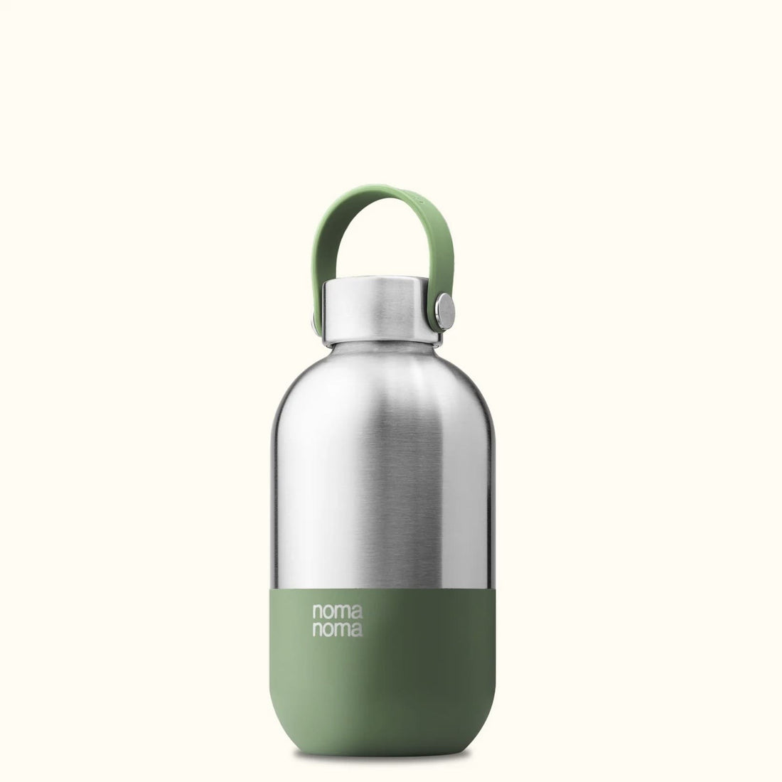 Isolierte Edelstahl-Trinkflasche 500 ml von Noma noma mit Schraubverschluss, robuste Ausführung.