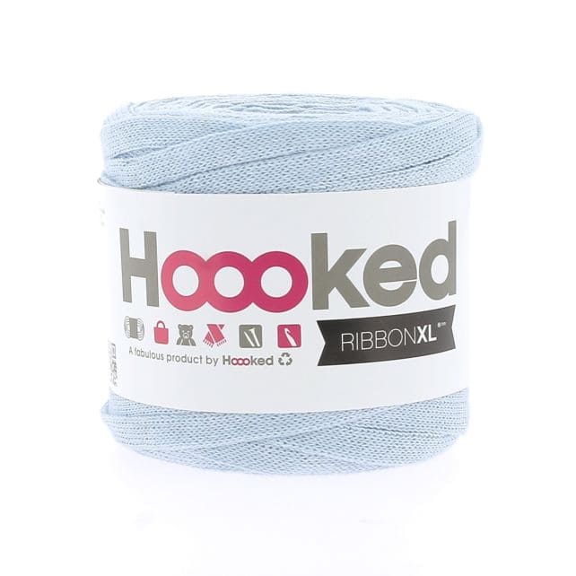 Bändchengarn RibbonXL von Hoooked, 125 g, farbige Strick- und Häkelwolle, dickes Garn für kreative Handarbeiten