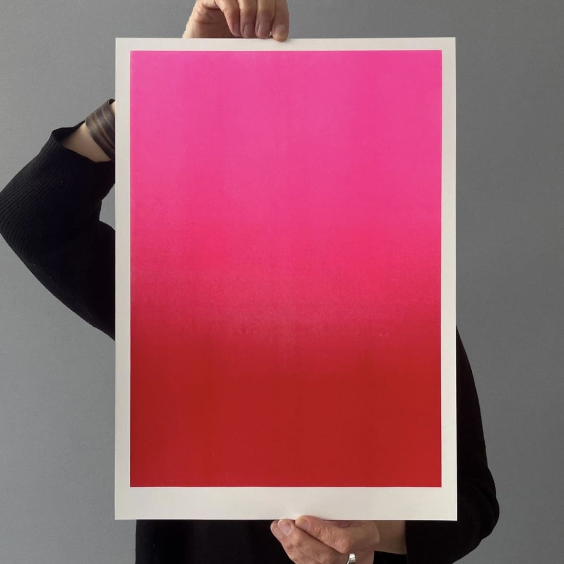 A3 Print Risographie | fluopink