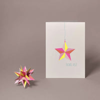 Weihnachtskarte Mini Stern HeyCards I Faltmeister