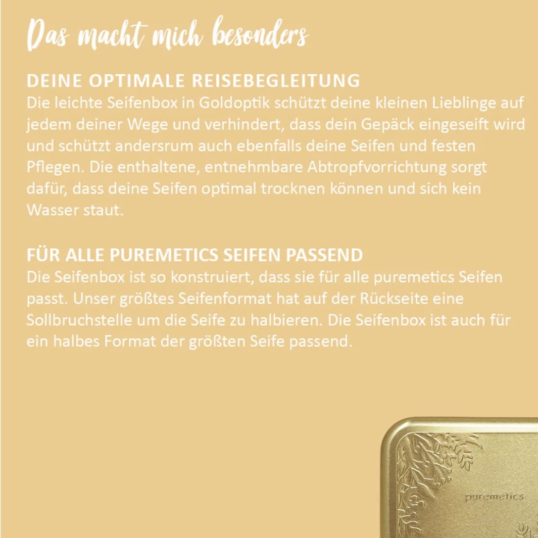 Seifendose, Puremetics