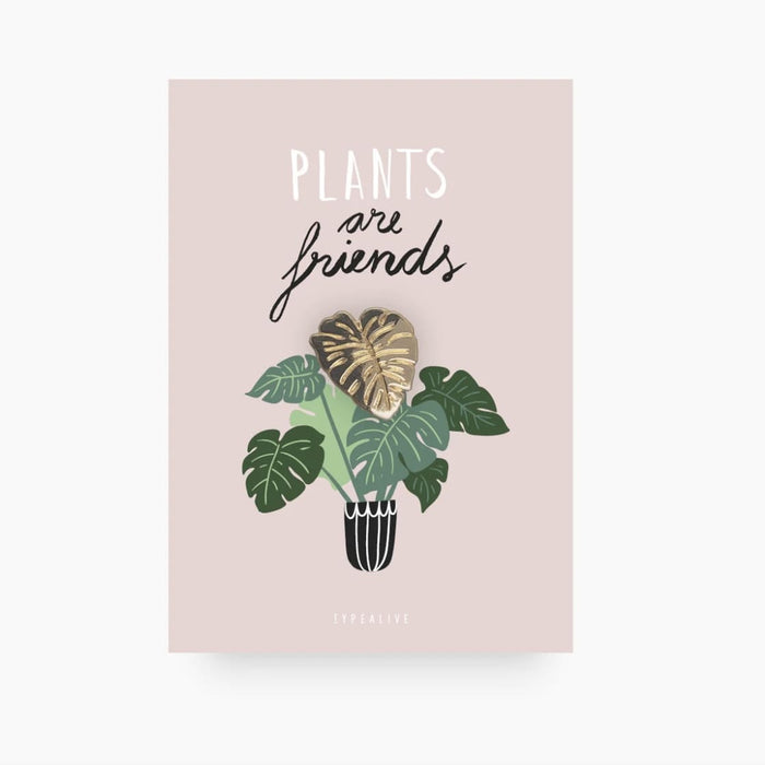 Pin „plants are friends“ Gold, typealive