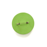 Roadtyping Patch Anstecker, grüner Stoff mit aufgenähtem Roadtyping Logo, modisches Accessoire für Kleidung und Taschen