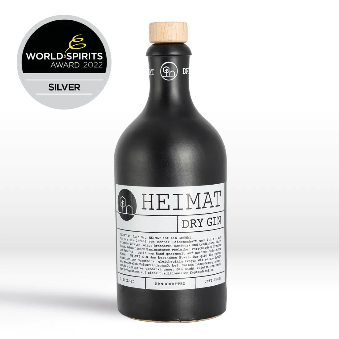 Heimat Gin groß 500ml, Heimat Gin