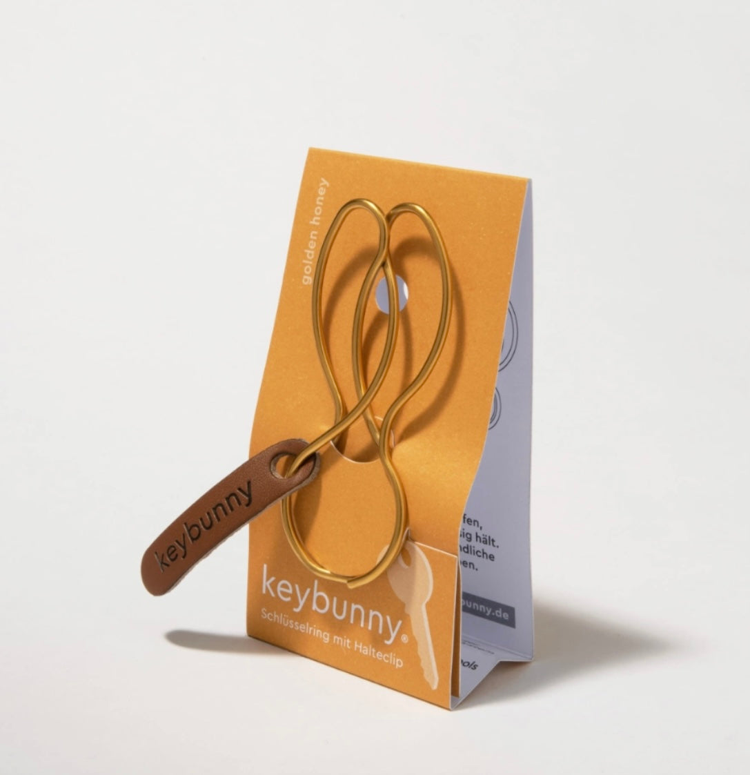 Schlüsselring mit Halteclip, keybunny