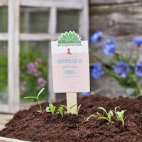 Saatgrüße mit Spruch, Stadtgärtner