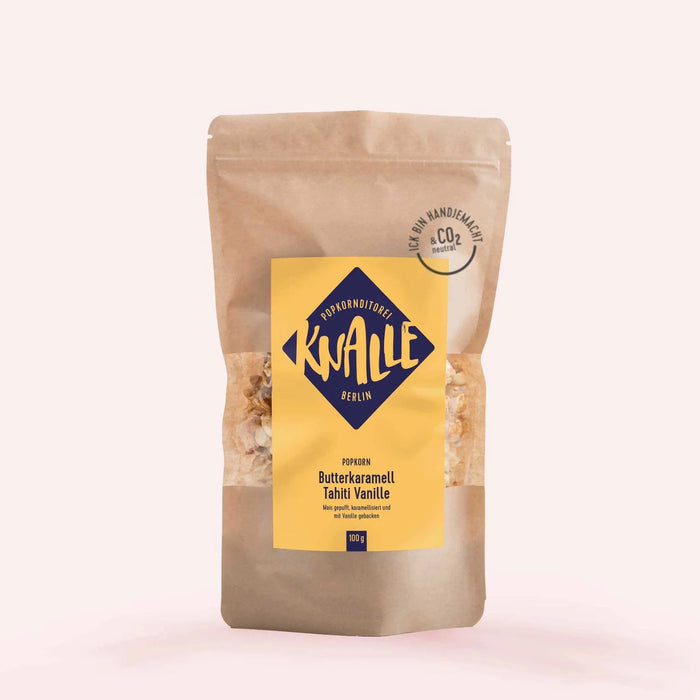 Popcorn Butterkaramell Tahiti-Vanille 100g, Knalle Popcorn