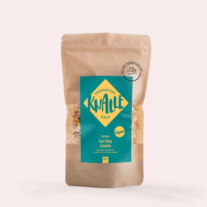 Popcorn Earl Grey Limette 100g, Knalle