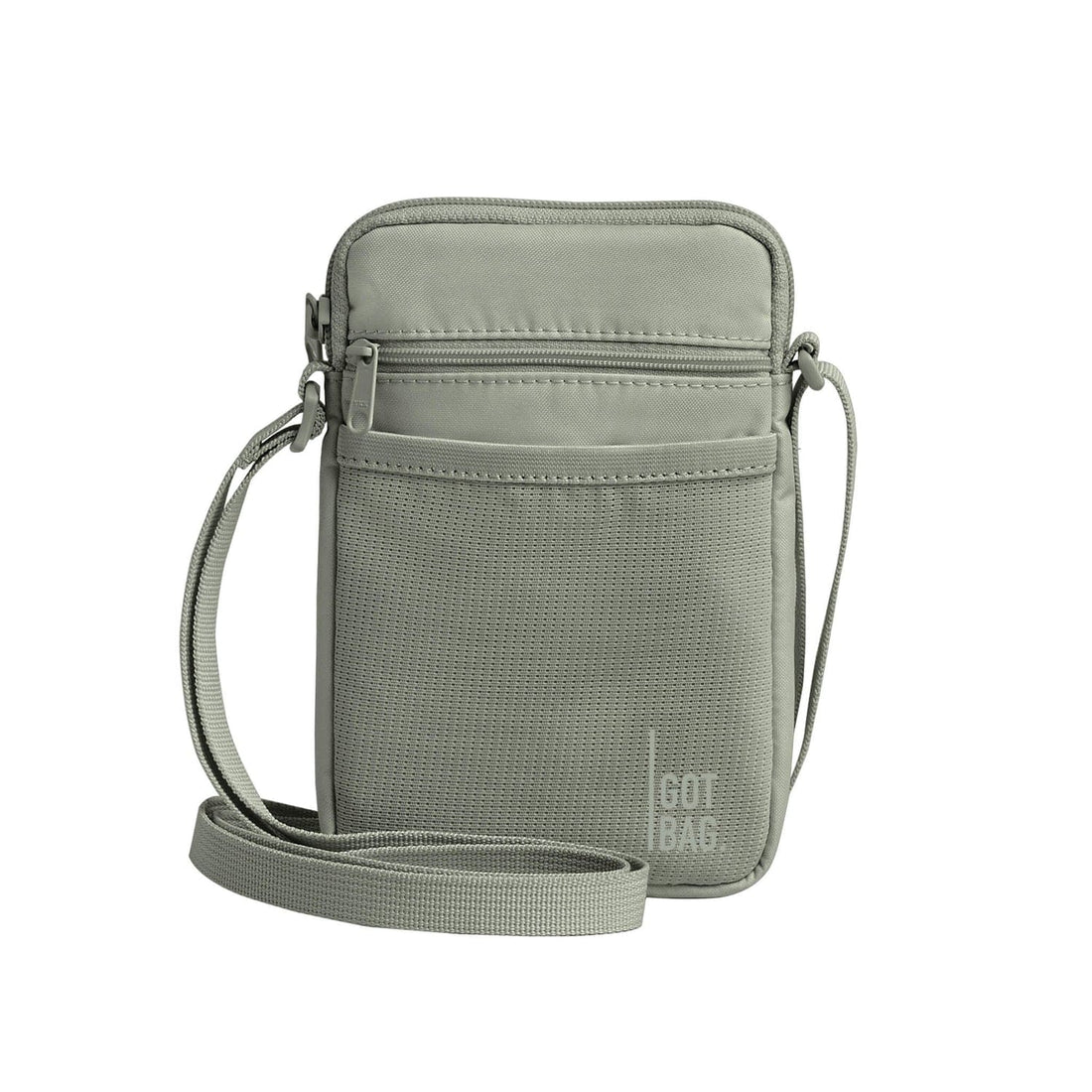 Nano-Bag von Got Bag, kleine umweltfreundliche Tragetasche aus recyceltem Meeresplastik, auf weißem Hintergrund sichtbar