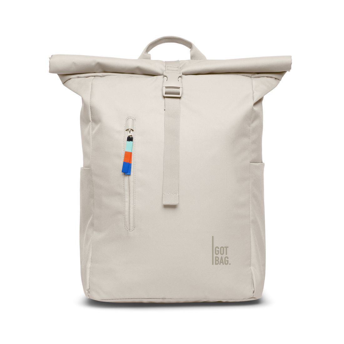 Got Bag Rucksack Roll-Top Easy aus Soft-Shell, vorderes Schattenbild, langlebiger Rucksack mit Rollverschluss und stilvollem Design