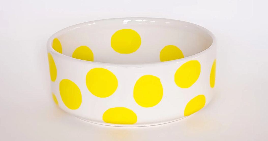 Schale "Stripes" von Magazin Minori, geometrisches Design, aus Keramik, perfekte Schüssel für Snacks oder Salat