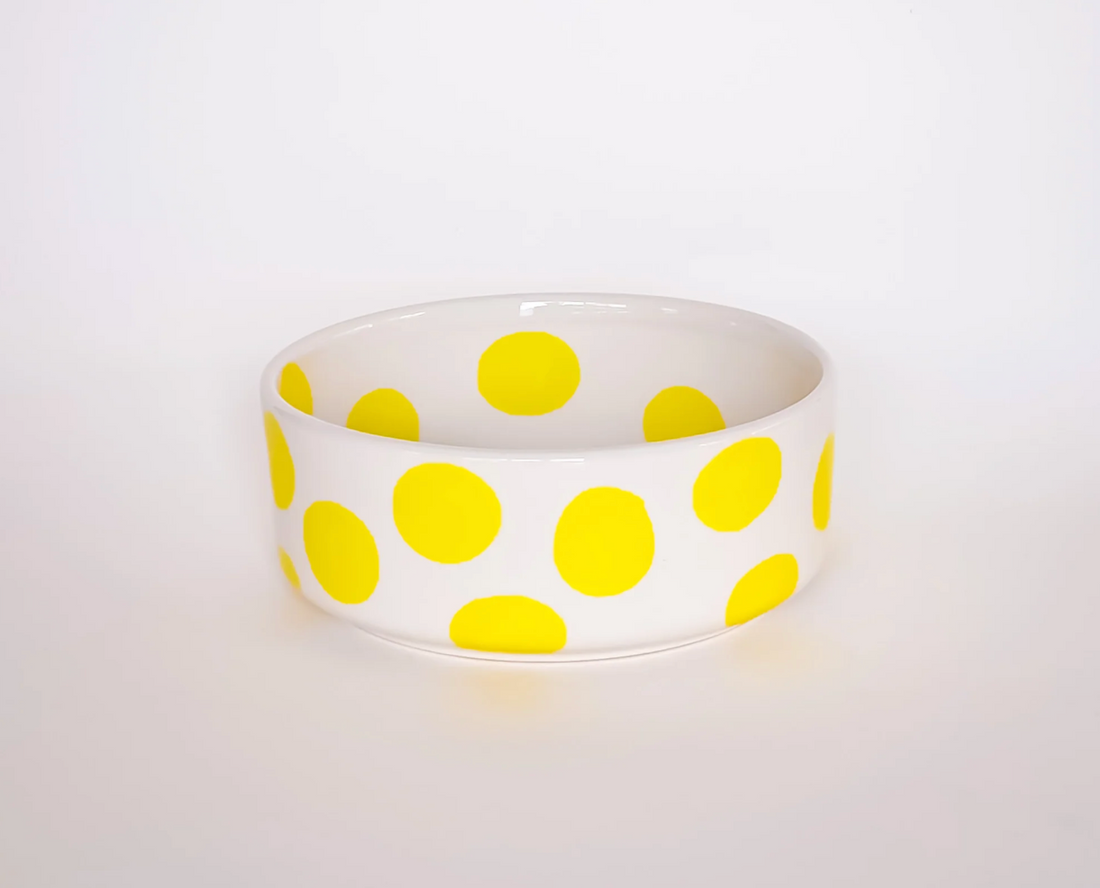 Schale "Stripes" von Magazin Minori, geometrisches Design, aus Keramik, für Essen und Trinken, mit gestreiftem Muster