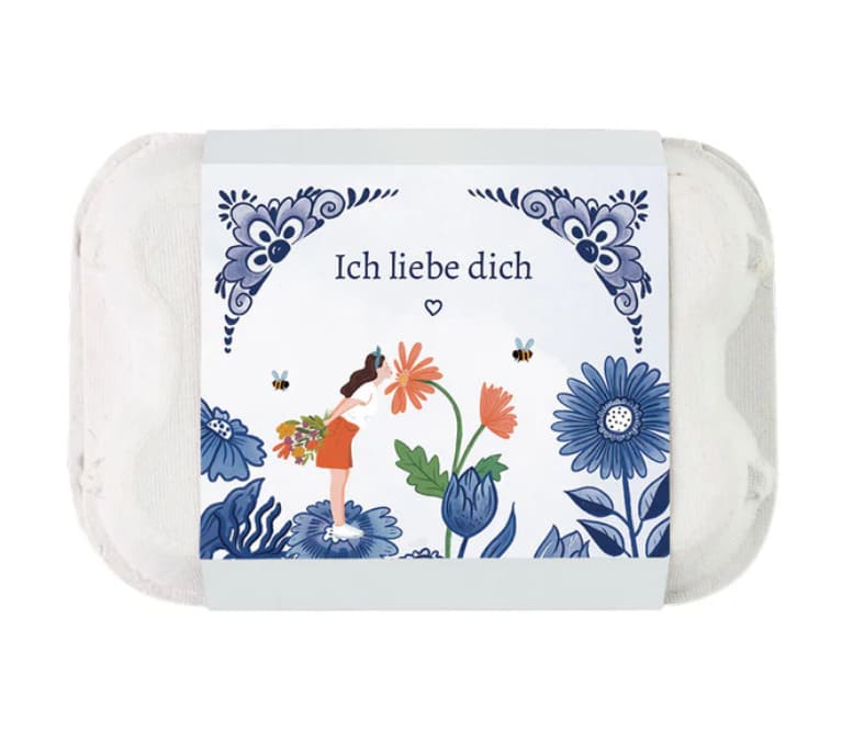 Geschenk-Eierschachtel, blossombs