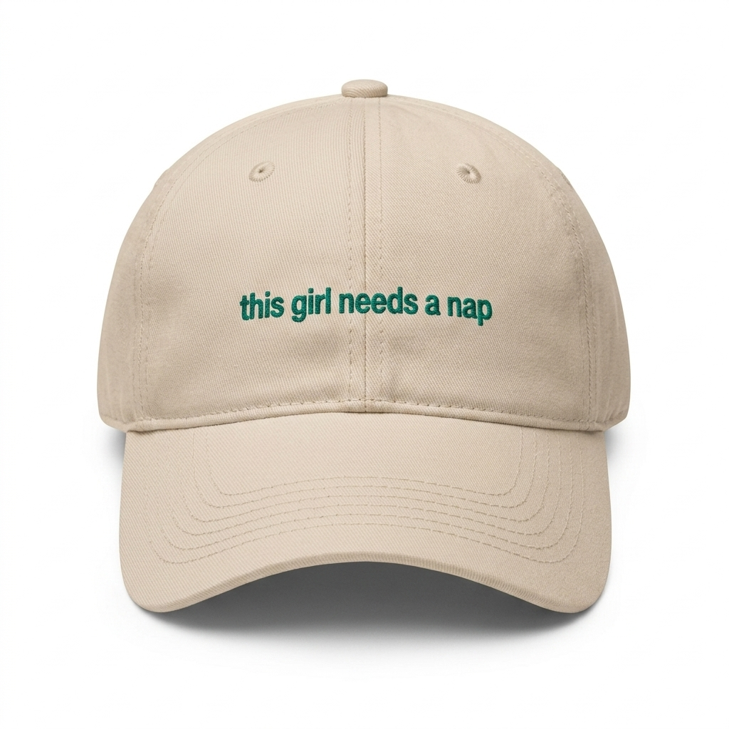 Cap „This girl needs a nap - Beige" I Bazaar Noir