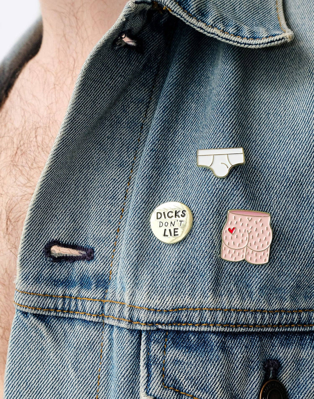 Pin –  Feinripp l Dicks don’t lie