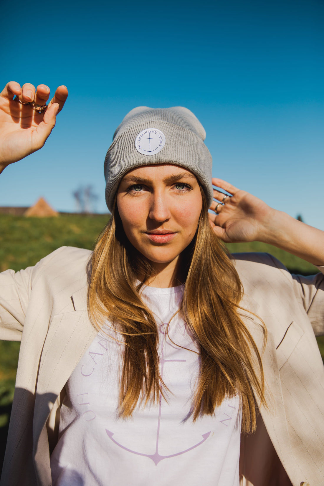 Beanie „Oh Captain my Captain“, Femme de Marin