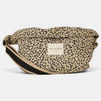Bauchtasche von De La Mur in Koto, Leopard-Jacquard beige-schwarz