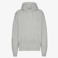 Großer, farbenfroher Organic Kapuzenpulli von Colorful Standard in faded Grau, bequeme unisex Bekleidung mit Kapuze.